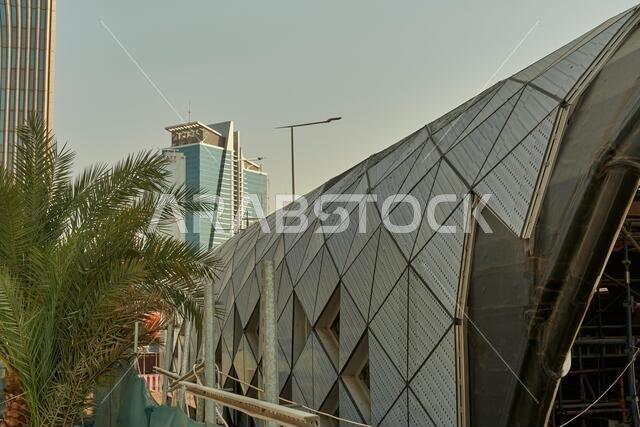 works of the construction of the metro subway in Riyadh