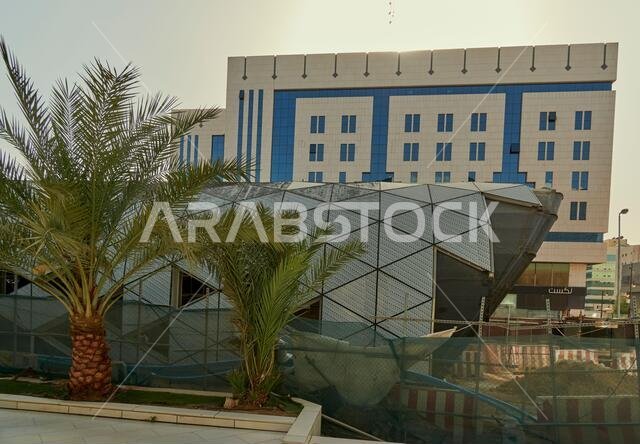works of the construction of the metro subway in Riyadh