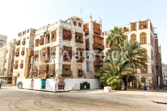 Old historical city in balad, jeddah, Unesco world heritage site