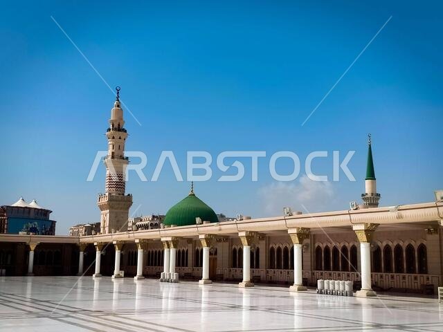 mosque of the prophet muhammad in madina, Saudi arabia