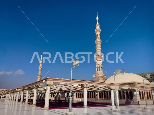 mosque of the prophet muhammad in madina, Saudi arabia