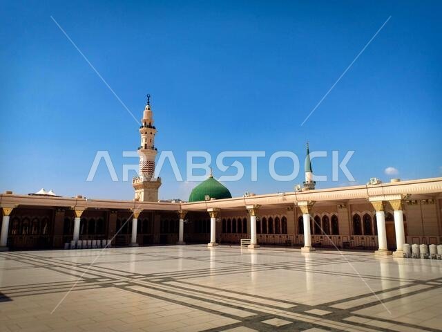 mosque of the prophet muhammad in madina, Saudi arabia