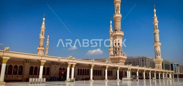 mosque of the prophet muhammad in madina, Saudi arabia