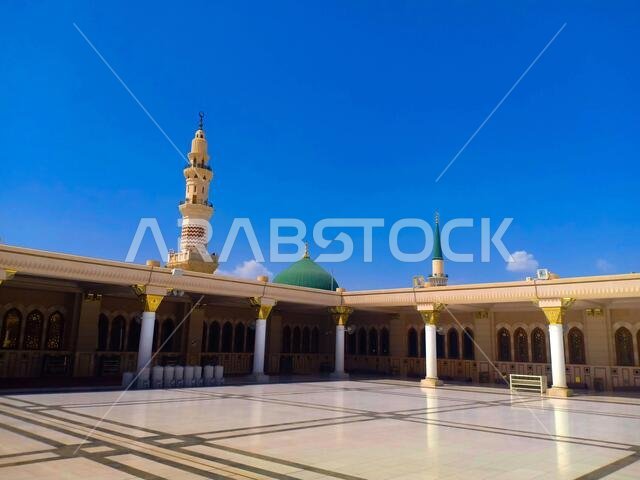 mosque of the prophet muhammad in madina, Saudi arabia