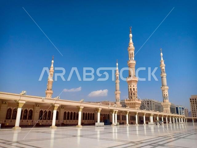 mosque of the prophet muhammad in madina, Saudi arabia