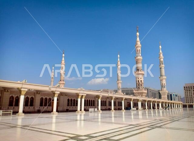 mosque of the prophet muhammad in madina, Saudi arabia