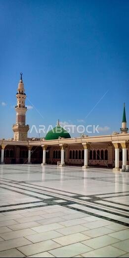 mosque of the prophet muhammad in madina, Saudi arabia