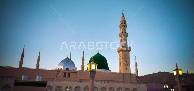 mosque of the prophet muhammad in madina, Saudi arabia