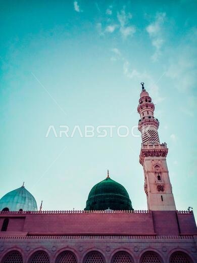 mosque of the prophet muhammad in madina, Saudi arabia