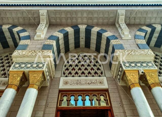 mosque of the prophet muhammad in madina, Saudi arabia