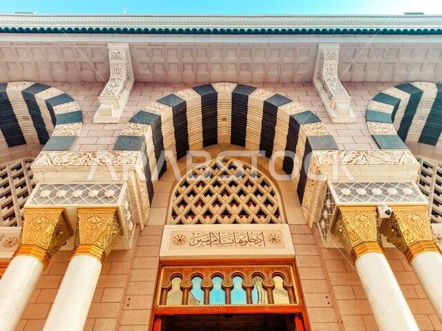 mosque of the prophet muhammad in madina, Saudi arabia