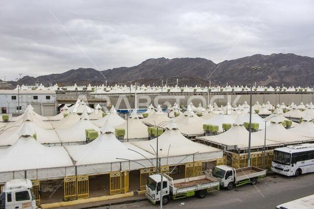 Tent city of mina, makkah, saudi arabia