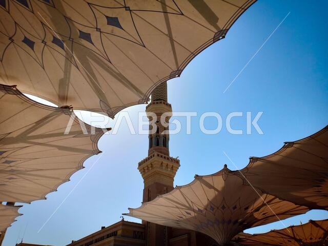 mosque of the prophet muhammad in madina, Saudi arabia