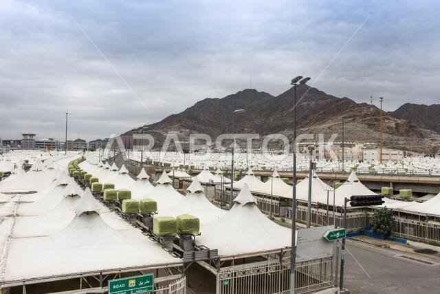 Tent city of mina, makkah, saudi arabia