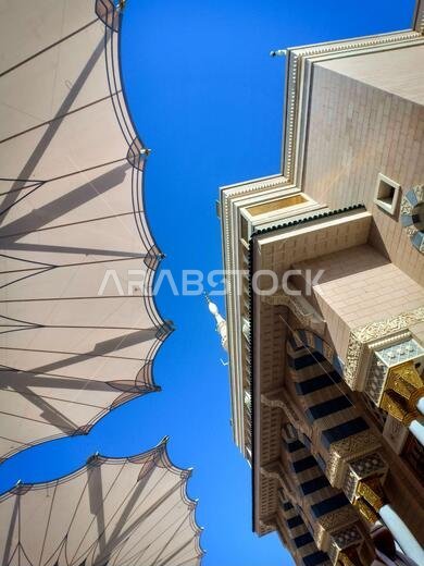 mosque of the prophet muhammad in madina, Saudi arabia