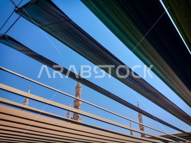 mosque of the prophet muhammad in madina, Saudi arabia