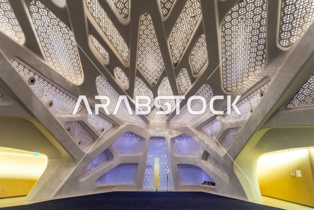 KAPSARC Mosque Modern Interior Architecture Riyadh