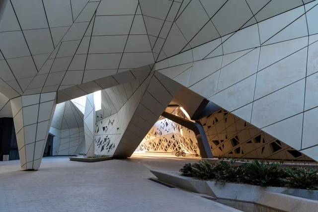 KAPSARC Riyadh Modern Geometric Architecture Building