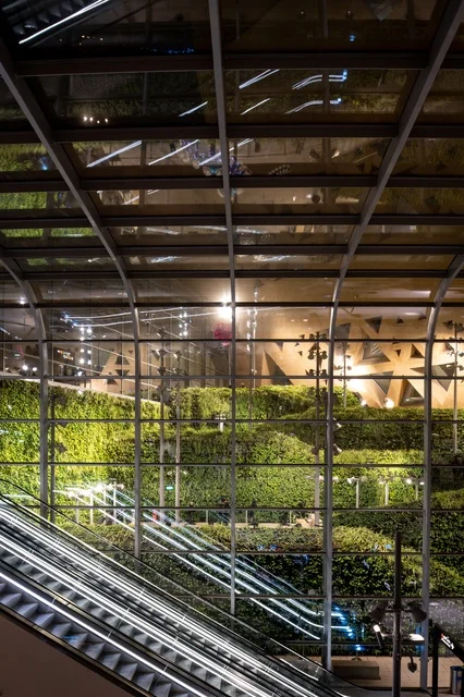 Qasr Al Hukum Metro Station Riyadh at Night