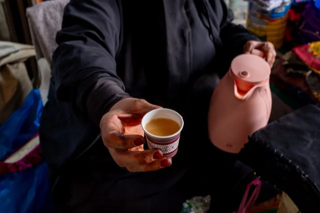 Traditional Saudi Arabic Coffee Served in Cup
