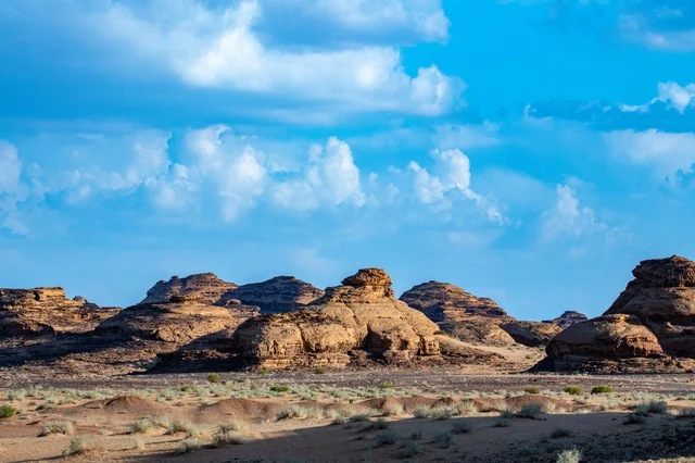 AlUla Saudi Arabia Desert Rock Formations Landscape