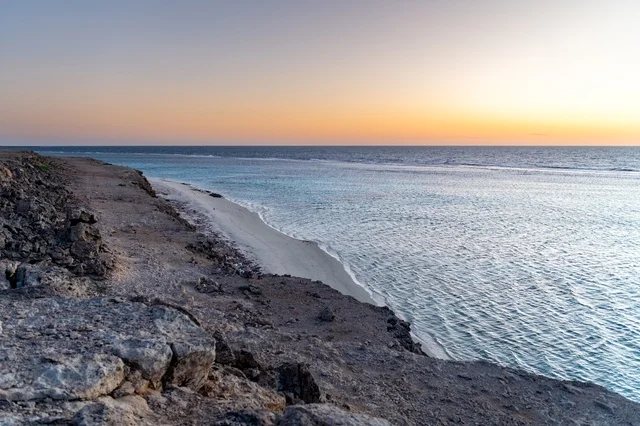 Umluj Red Sea Coastline at Sunset