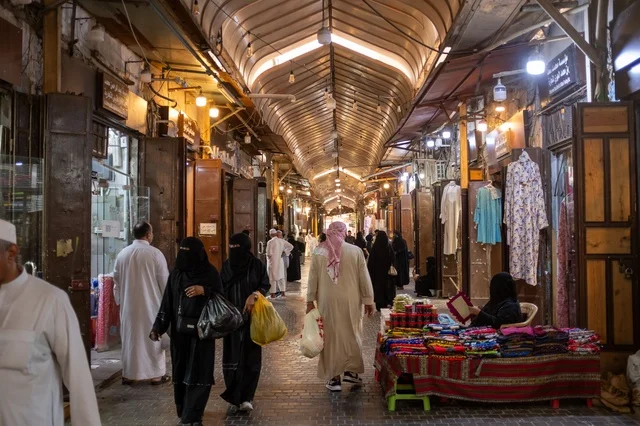 سوق البدو التاريخي في جدة بالمملكة العربية السعودية