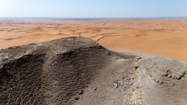 Najd Mountains Saudi Arabia Desert Aerial View