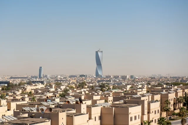 Riyadh City Skyline with Majdoul Tower