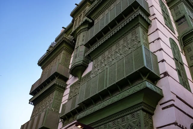 Rawshan Wooden Balconies in Al-Balad Jeddah