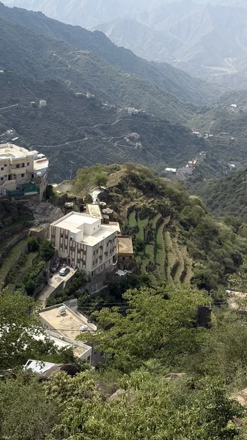 Fifa Mountains Jazan Saudi Terraced Village Landscape