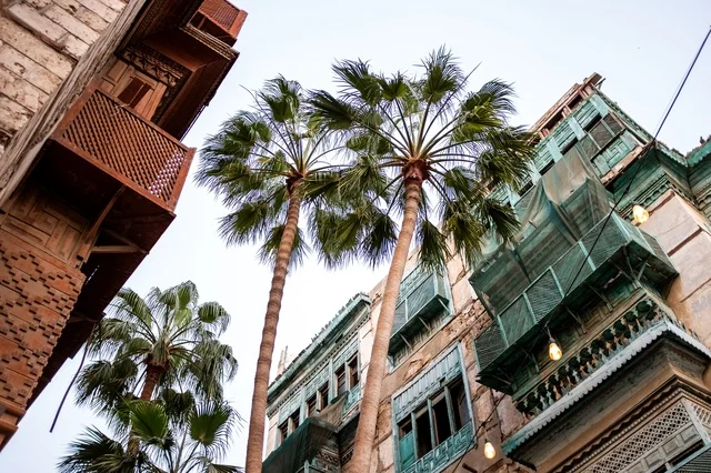 Traditional Hijazi Buildings in Al Balad Jeddah