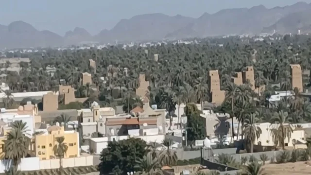 Historic Najran City View from Raoum Castle Saudi Arabia