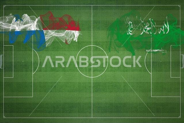 مباراة كرة قدم بين بنما والسعودية، ألوان العلم الوطني، أعلام وطنية، ملعب كرة قدم، مباراة كرة قدم، مفهوم المنافسة، مساحة فارغة مباراة كرة قدم بين بنما والسعودية، ألوان العلم الوطني، أعلام وطنية، ملعب كرة قدم، مباراة كرة قدم، مفهوم المنافسة، مساحة فارغة