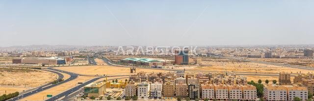 منظر لمدينة جدة، المملكة العربية السعودية، مارس 2019