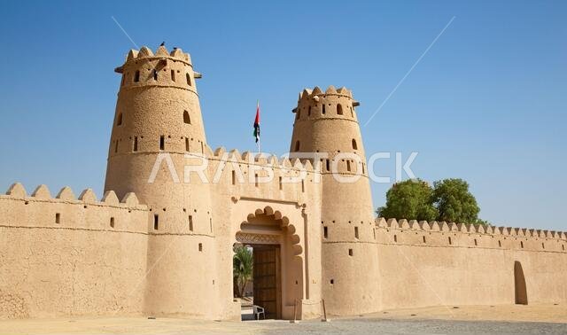 Famous Jahili fort in Al Ain oasis, United Arab Emirates