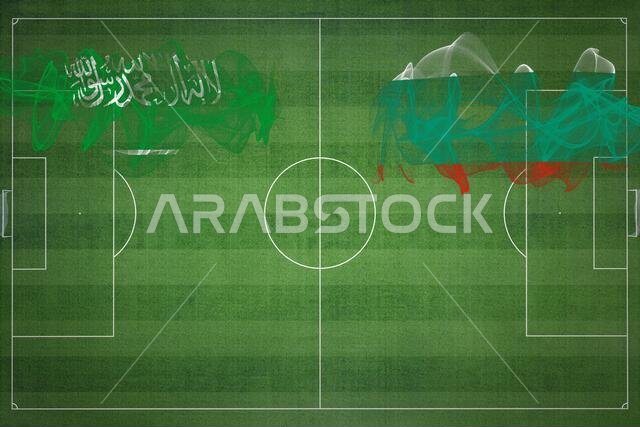 مباراة كرة القدم بين السعودية وبلغاريا، ألوان العلم الوطني، أعلام الدول، ملعب كرة قدم، مباراة كرة قدم، مفهوم المنافسة، مساحة فارغة مباراة كرة القدم بين السعودية وبلغاريا، ألوان العلم الوطني، أعلام الدول، ملعب كرة قدم، مباراة كرة قدم، مفهوم المنافسة، مساحة فارغة