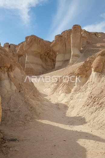 Al Qarah Mountain tourist attraction in Eastern province of Saudi Arabia