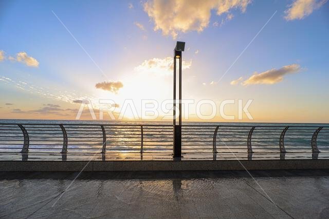 Jeddah , Saudi Arabia Dec 23 2022 - Jeddah Art Promenade - City Beach