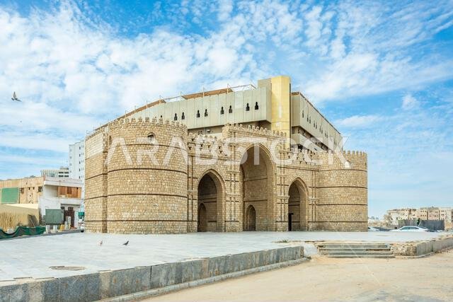 باب مكة، البوابة العربية القديمة المحصنة المؤدية إلى مكة المكرمة، جدة، المملكة العربية السعودية
