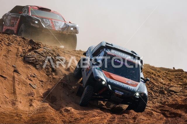 Neom, Saudi Arabia. 11th Jan, 2021. 384 Bergounhe Jean-Remy (fra), Brucy Jean (fra), PH Sport, PH Sport, Light Weight Vehicles Prototype - T3, action during the 8th stage of the Dakar 2021 between Sakaka and Neom, in Saudi Arabia on January 11, 2021 - Photo Florent Gooden/DPPI/LM Credit: Gruppo Editoriale LiveMedia/Alamy Live News