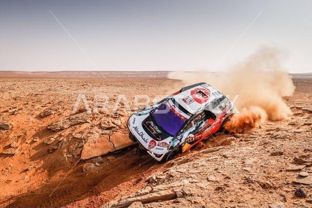 Neom, Saudi Arabia. 11th Jan, 2021. 314 Despres Cyril (fra), Horn Mike (swi), Peugeot, PH Sport, Abu Dhabi Racing, Auto, action during the 8th stage of the Dakar 2021 between Sakaka and Neom, in Saudi Arabia on January 11, 2021 - Photo Frederic Le Floc'h/DPPI/LM Credit: Gruppo Editoriale LiveMedia/Alamy Live News Neom, Saudi Arabia. 11th Jan, 2021. 314 Despres Cyril (fra), Horn Mike (swi), Peugeot, PH Sport, Abu Dhabi Racing, Auto, action during the 8th stage of the Dakar 2021 between Sakaka and Neom, in Saudi Arabia on January 11, 2021 - Photo Frederic Le Floc'h/DPPI/LM Credit: Gruppo Editoriale LiveMedia/Alamy Live News