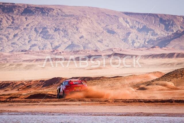 Neom, Saudi Arabia. 12th Jan, 2021. 311 Roma Nani (esp), Winocq Alexandre (fra), Hunter, Bahrain Raid Extreme, BRX, Auto, action during the 9th stage of the Dakar 2021 between Neom and Neom, in Saudi Arabia on January 12, 2021 - Photo Frederic Le Floc'h/DPPI/LM Credit: Gruppo Editoriale LiveMedia/Alamy Live News