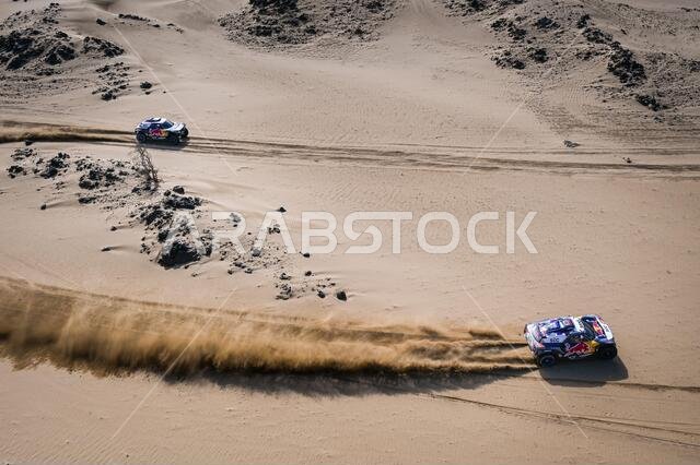300 Sainz Carlos (esp), Cruz Lucas (esp), Mini, X-Raid Mini JCW Team, Auto, 302 Peterhansel Stephane (fra), Boulanger Edouard (fra), Mini, X-Raid Mini JCQ Team, Auto, action during the 12th stage of the Dakar 2021 between Yanbu and Jeddah, in Saudi Arabia on January 15, 2021 - Photo Eric Vargiolu / DPPI / LM 300 Sainz Carlos (esp), Cruz Lucas (esp), Mini, X-Raid Mini JCW Team, Auto, 302 Peterhansel Stephane (fra), Boulanger Edouard (fra), Mini, X-Raid Mini JCQ Team, Auto, action during the 12th stage of the Dakar 2021 between Yanbu and Jeddah, in Saudi Arabia on January 15, 2021 - Photo Eric Vargiolu / DPPI / LM