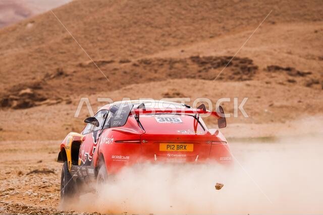 Buraydah, Saudi Arabia. 07th Jan, 2021. 305 Loeb Sebastien (fra), Elena Daniel (mco), Hunter, Bahrain Raid Xtreme, Auto, BRX, action during the 5th stage of the Dakar 2021 between Riyadh and Buraydah, in Saudi Arabia on January 7, 2021 - Photo Frederic Le Floc'h/DPPI/LM Credit: Gruppo Editoriale LiveMedia/Alamy Live News