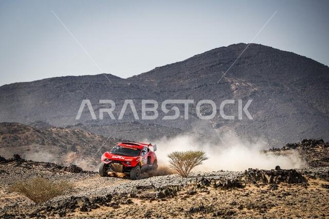 311 Roma Nani (esp), Winocq Alexandre (fra), Hunter, Bahrain Raid Extreme, BRX, Auto, action during the 4th stage of the Dakar 2021 between Wadi Al Dawasir and Riyadh, in Saudi Arabia on January 6, 2021 - Photo Antonin Vincent / DPPI / LM