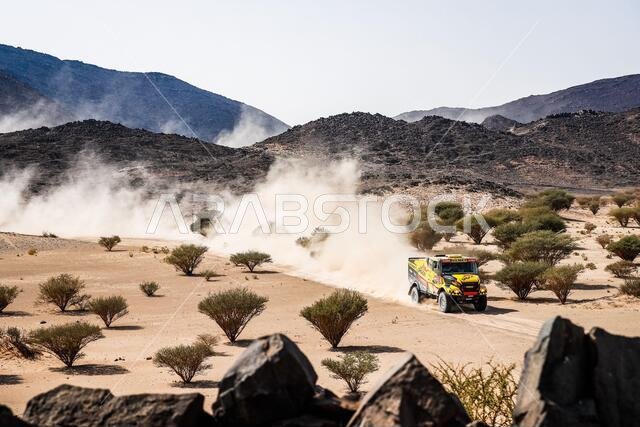 503 Macik Martin (cze), Tomasek Frantisek (cze), Svanda David (cze), Iveco, Big Shock Racing, Camion, Truck, action during the 4th stage of the Dakar 2021 between Wadi Al Dawasir and Riyadh, in Saudi Arabia on January 6, 2021 - Photo Antonin Vincent / DPPI / LM