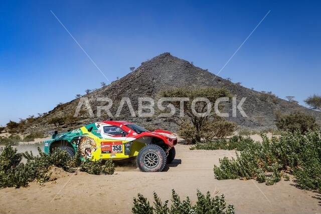 Jeddah, Saudi Arabia. 03rd Jan, 2021. 358 Gastaldi Marcelo Tiglia (bra), Roldan Lourival (bra), Century, Century Racing, Auto, action during the 1st stage of the Dakar 2021 between Jeddah and Bisha, in Saudi Arabia on January 3, 2021 - Photo Antonin Vincent/DPPI/LM Credit: Gruppo Editoriale LiveMedia/Alamy Live News