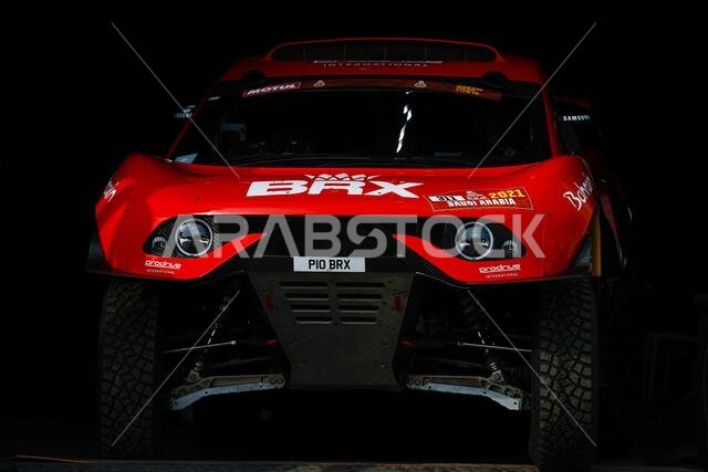 Jeddah, Saudi Arabia. 1st January, 2021. 311 Roma Nani (esp), Winocq Alexandre (fra), Hunter, Bahrain Raid Extreme, BRX, Auto, action during the Dakar 2021as Administrative and Technical scrutineering in Jeddah, Saudi Arabia from January 1 to 2, 2021 - Photo Florent Gooden / DPPI / LM