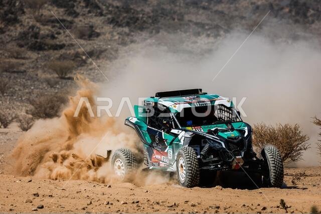 Saudi Arabia. 03rd Jan, 2021. 412 Alsaif Saleh (sau), Montijano Oriol Vidal (esp), Can-Am, Black Horse, SSV Series - T4, action during the 1st stage of the Dakar 2021 between Jeddah and Bisha, in Saudi Arabia on January 3, 2021 - Photo Florent Gooden / DPPI / LM Credit: Gruppo Editoriale LiveMedia/Alamy Live News Saudi Arabia. 03rd Jan, 2021. 412 Alsaif Saleh (sau), Montijano Oriol Vidal (esp), Can-Am, Black Horse, SSV Series - T4, action during the 1st stage of the Dakar 2021 between Jeddah and Bisha, in Saudi Arabia on January 3, 2021 - Photo Florent Gooden / DPPI / LM Credit: Gruppo Editoriale LiveMedia/Alamy Live News